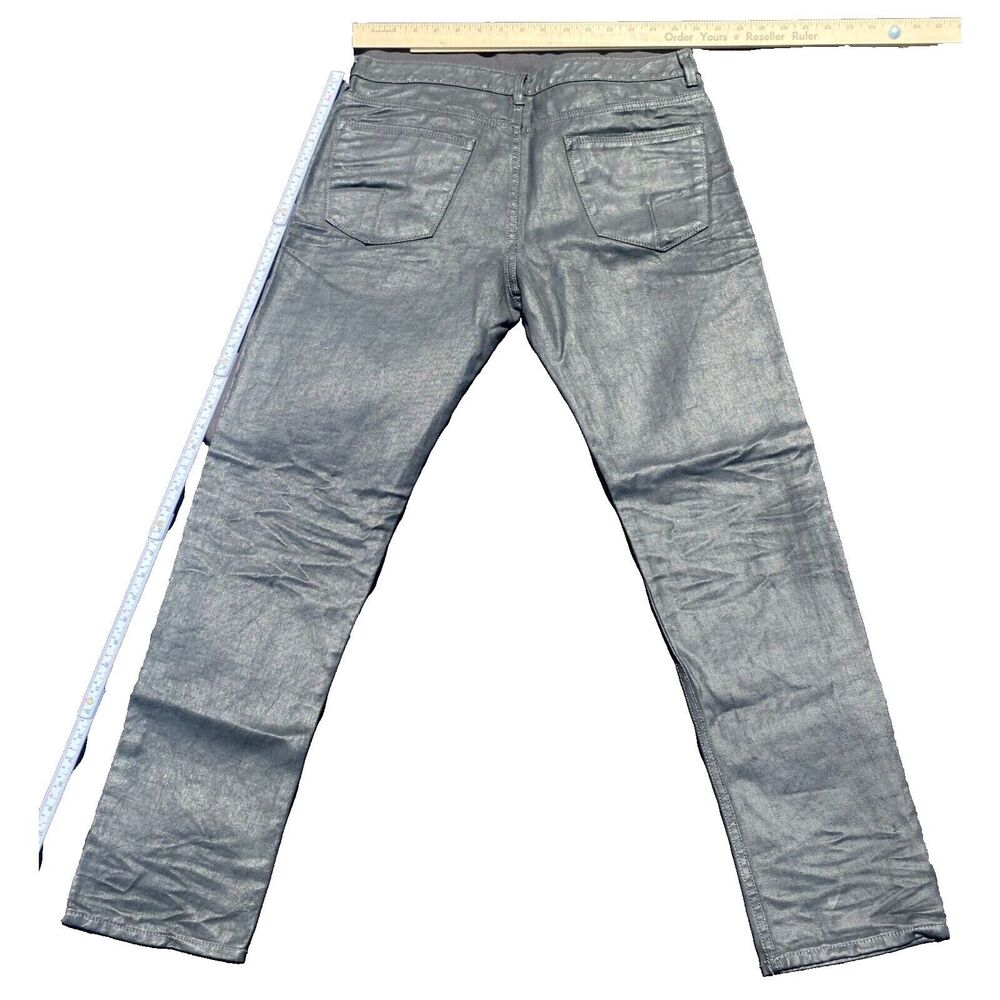 Poeme Bohemien Men's Slim Fit Jeans Size 46 Made In Italy - Picture 5 of 5